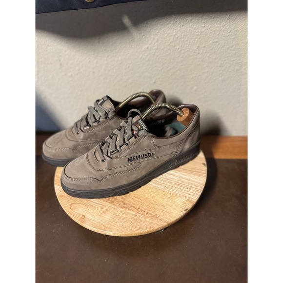 Mephisto women Walking Comfort‎ Shoes Lace Up Sneakers Gray Casual size 9 - Picture 9 of 10